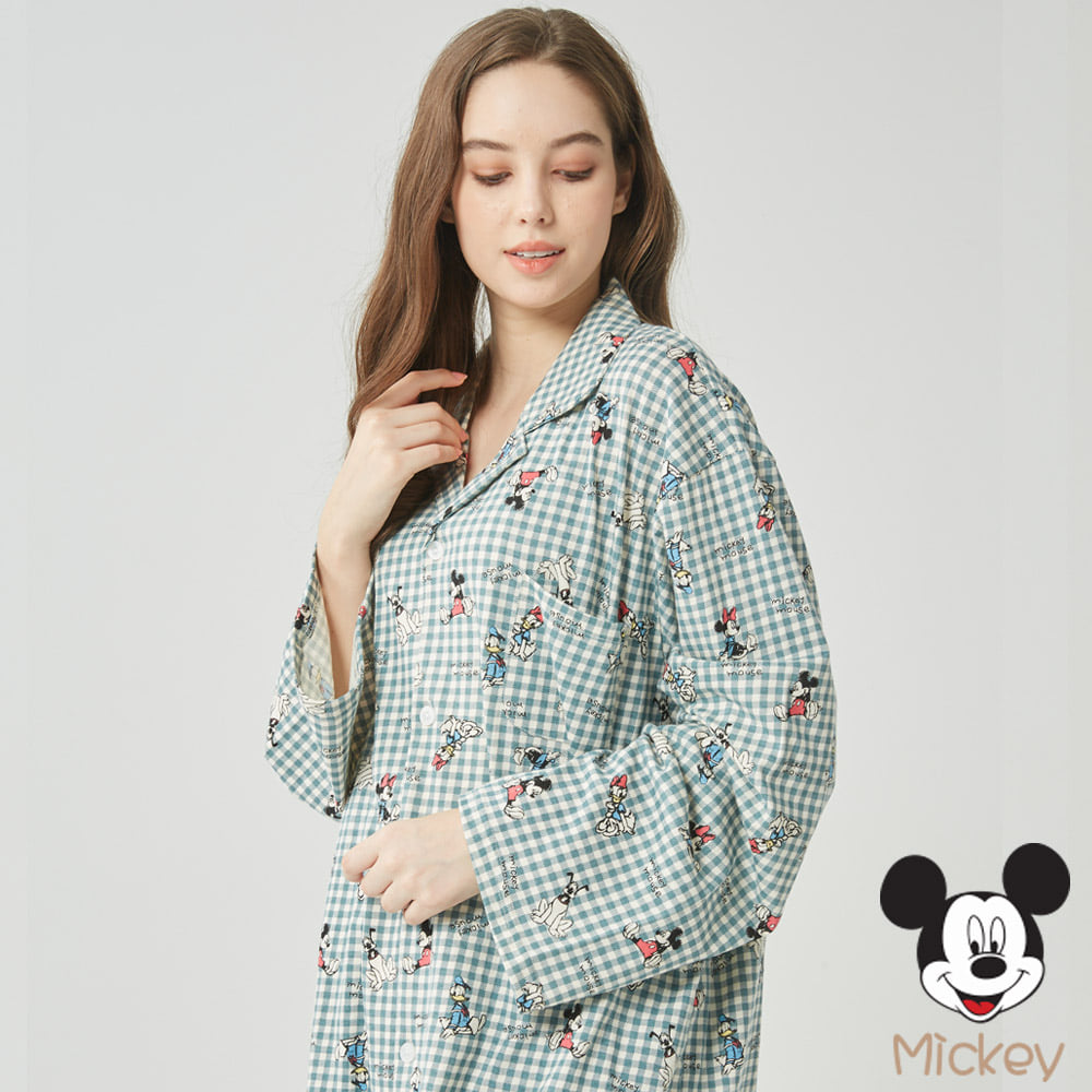 디즈니 국내생산 미키마우스잠옷 데이지덕 캐릭터 빅사이즈파자마 (셔츠형)