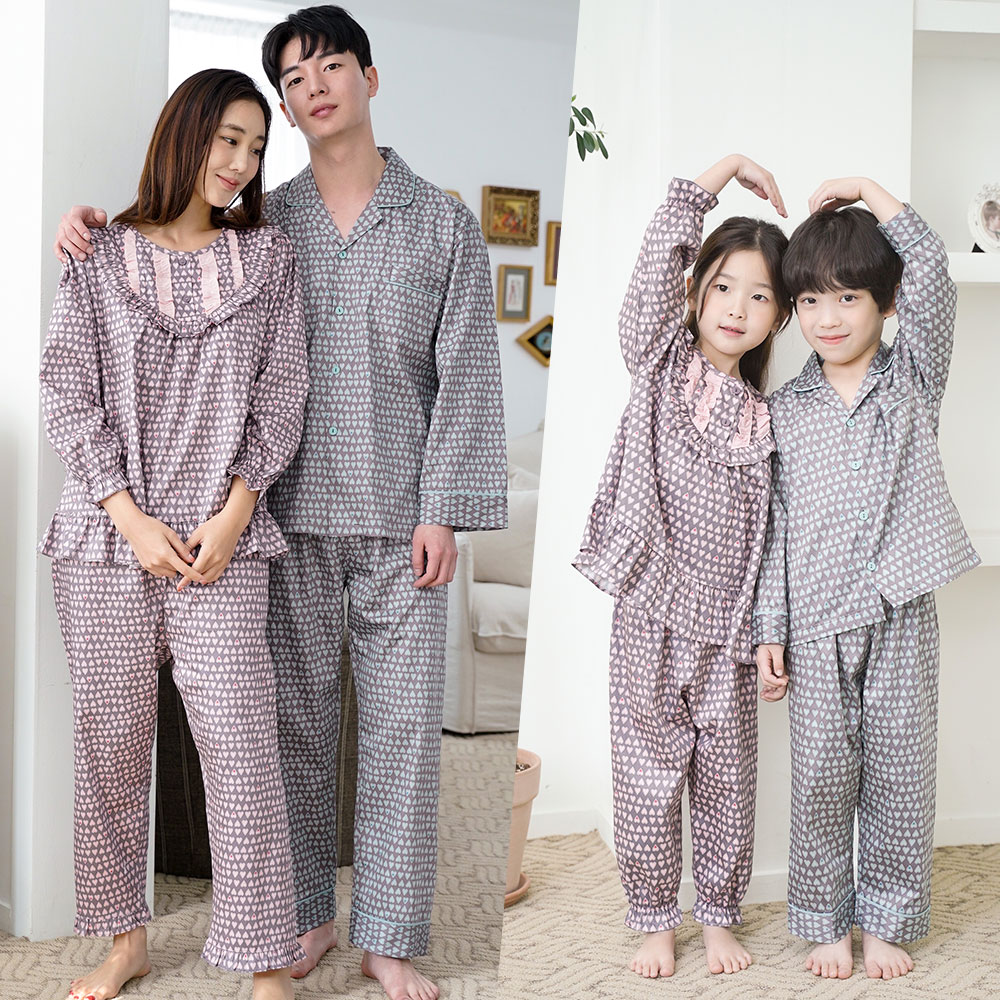 패밀리잠옷 가족파자마 국산 아기랑커플룩 편한옷 홈웨어 상하복