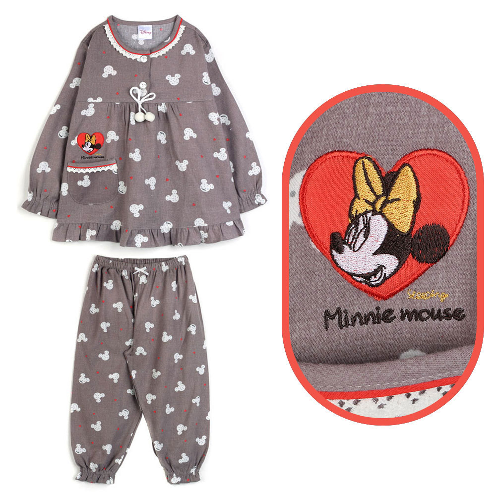 미키마우스 초등학생 여아잠옷 디즈니 아동파자마 홈웨어 실내복 (3~6세)