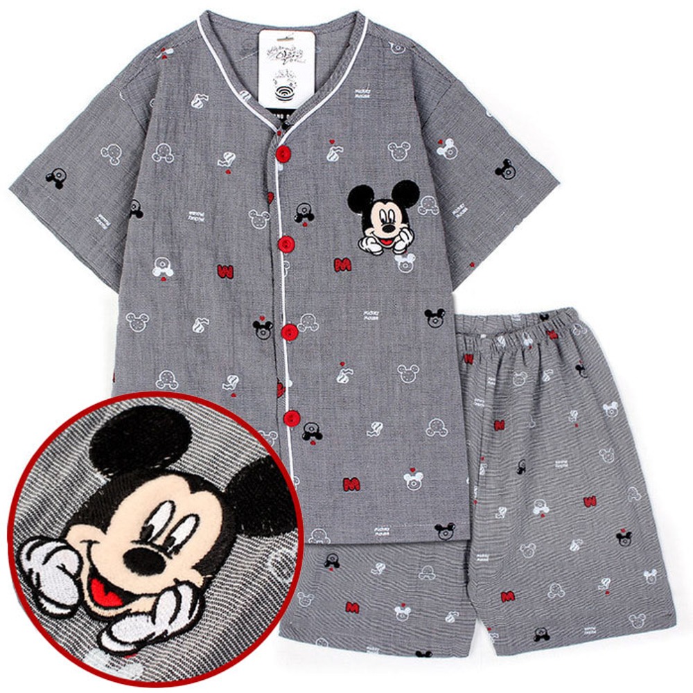 디즈니 미키마우스 유아동/초등 주니어 수면잠옷 파자마 홈웨어 (3~8세)