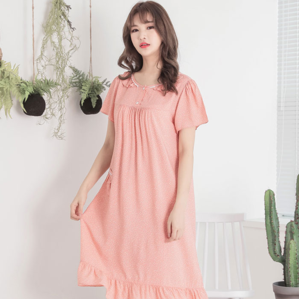 여성 원피스잠옷 글램애니멀 여름홈웨어 실내복 편한 홈드레스