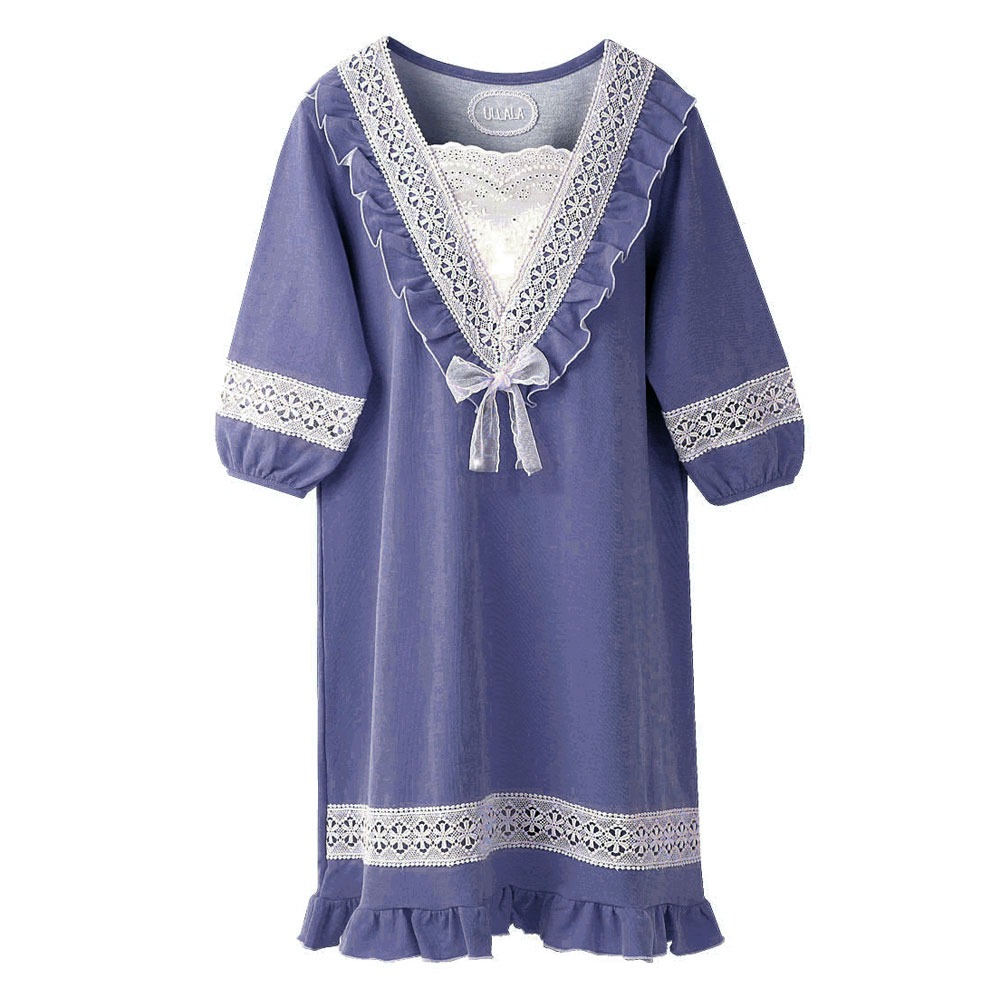 여성 원피스 프릴 공주잠옷 홈웨어 파자마 드레스