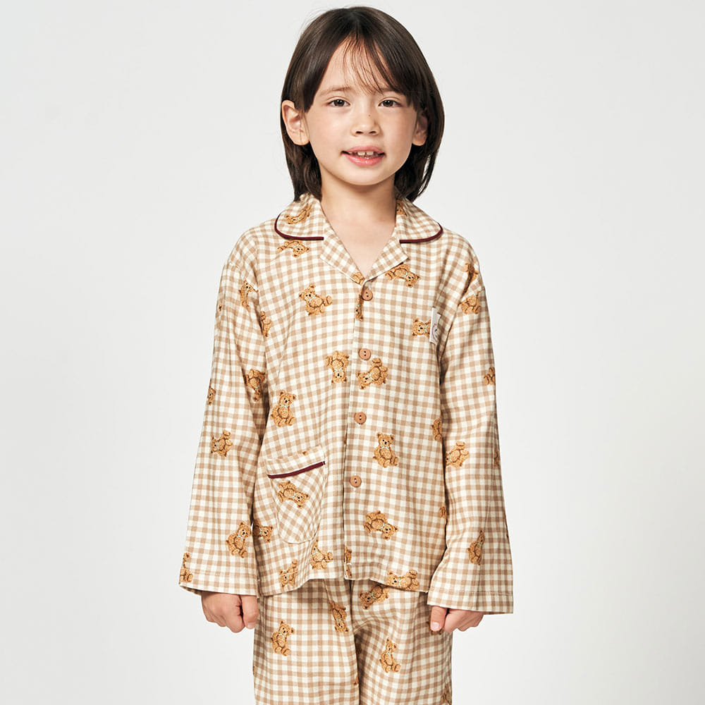 조카선물 3-14세 귀여운 곰돌이 아동복 파자마 키즈 초등학생 잠옷